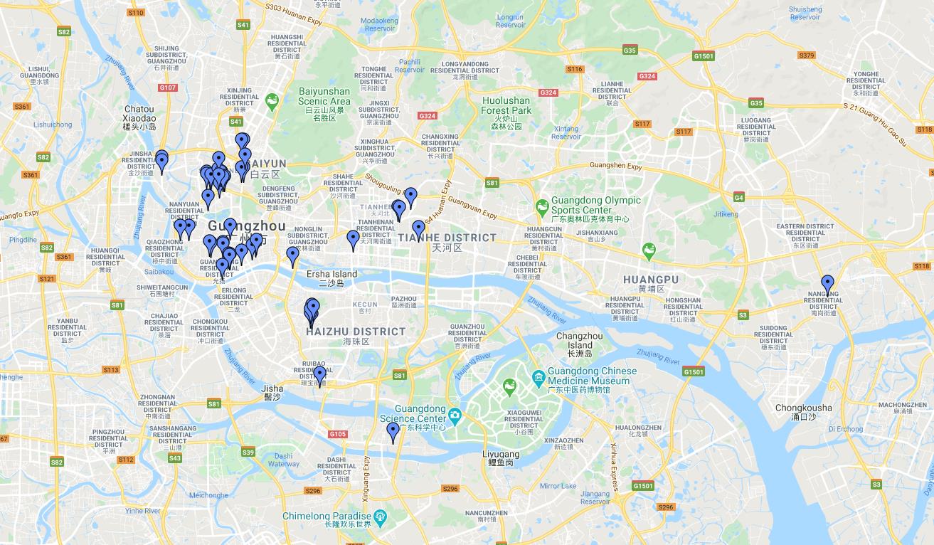 أسواق الجملة في قوانغتشو